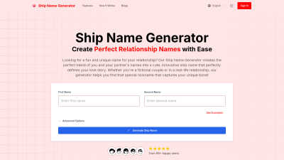 Ship Name Generator - AI tool for Content Creation