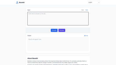 Base64 Decode - AI tool for Data Visualization