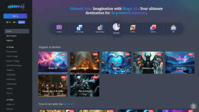 MagicAI_flux image and ai video generator - AI tool for Content Creation