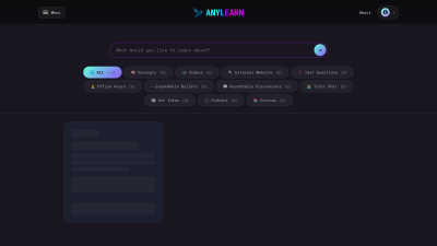 AnyLearn.ai - AI tool for Education & Learning