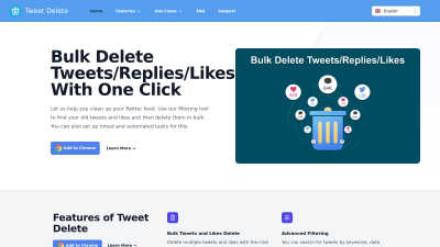 Tweet Delete - AI tool for Productivity & Management