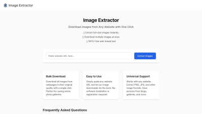 Image Extractor - AI tool for E-commerce