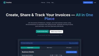 eInvoice Generator - AI tool for Payments