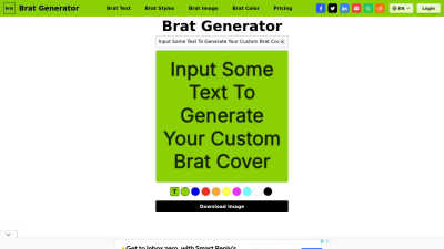 Brat Generator - AI tool for Design Tools