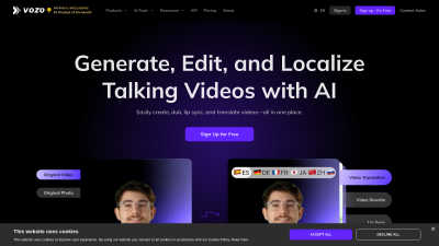 Vozo - AI tool for Content Creation