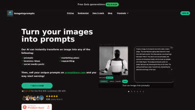 Imagetoprompts - AI tool for Content Creation