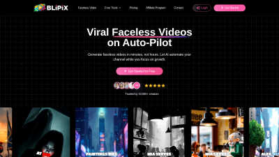 Blipix - AI tool for Content Creation