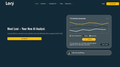 Leni - AI tool for Analytics & Data