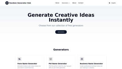 Random Generator Hub - AI tool for Lifestyle & Entertainment