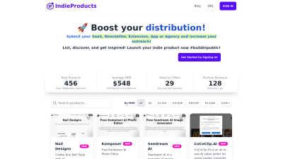 Indie Products - AI tool for Content Creation