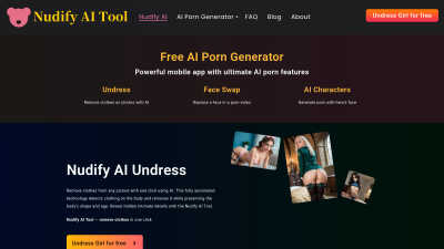 Nudify AI Tool - AI tool for Content Creation