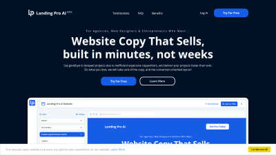 Landing Pro - AI tool for Content Creation