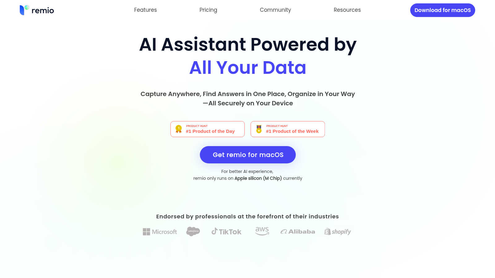remio Note Taker application interface and features