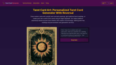 Tarot Card Art - AI tool for Design Tools