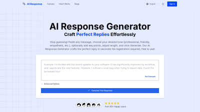 AI Response Generator - AI tool for Content Creation
