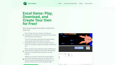 Excel Game - AI tool for Development