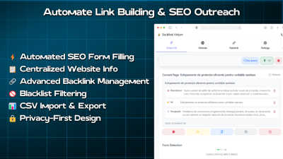 BacklinkHelper - AI tool for productivity