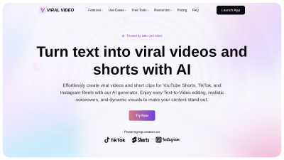 Viral Video - AI tool for Marketing