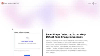 Face Shape Detector - AI tool for AI Assistants