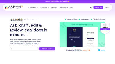 Go Legal Ai - AI tool for Analytics & Data