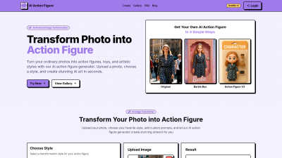 AI Action Figure Generator - AI tool for Content Creation