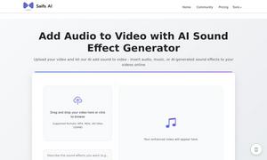 AI Sound Effect Generator Website