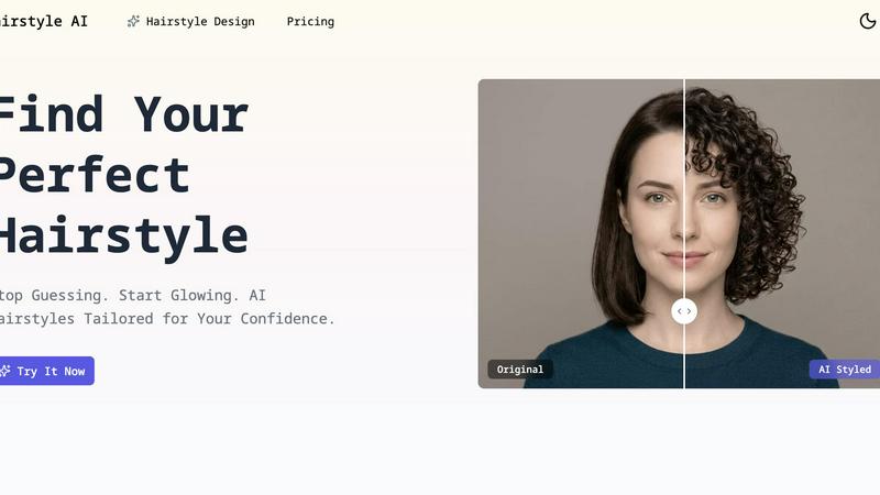 aihairstylegen application interface and features