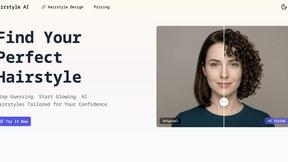 aihairstylegen - AI tool for Web Design