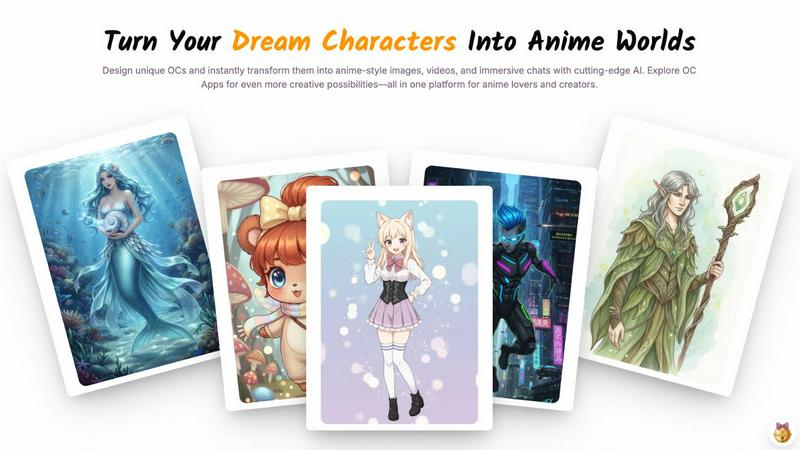 AnividAI application interface and features