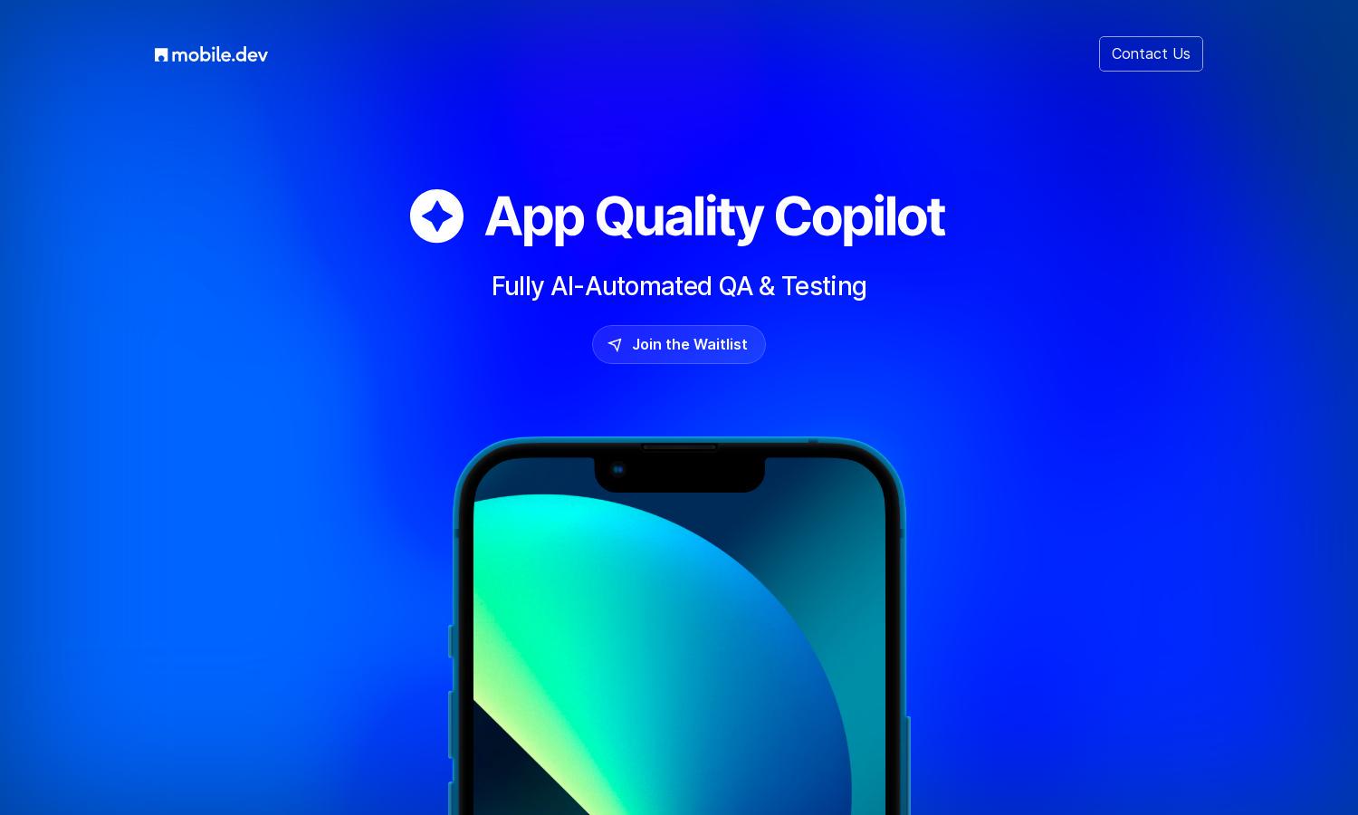 App Quality Copilot Website