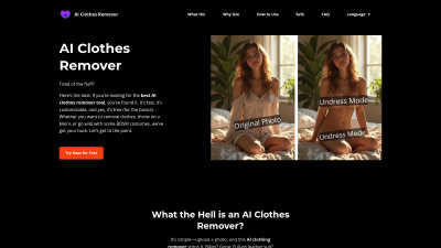 AI Clothes Remover - AI tool for Content Creation