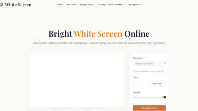 White Screen - AI tool for Design Tools