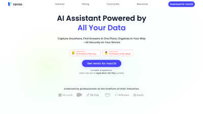 remio Note Taker - AI tool for AI Assistants