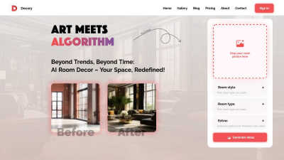 Decory - AI tool for Design Tools