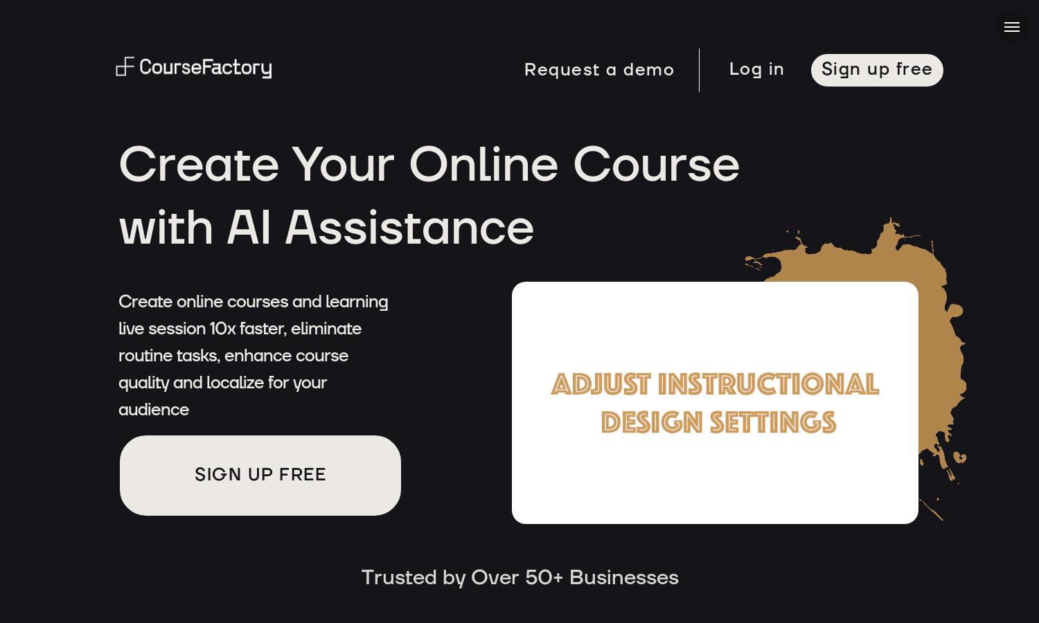 CourseFactory AI Website