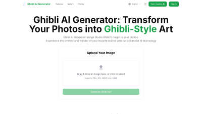 Ghibli AI Generator - AI tool for Content Creation