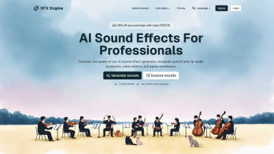 SFX Engine - AI tool for Audio & Music