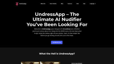 UndressApp - AI tool for Generative Art