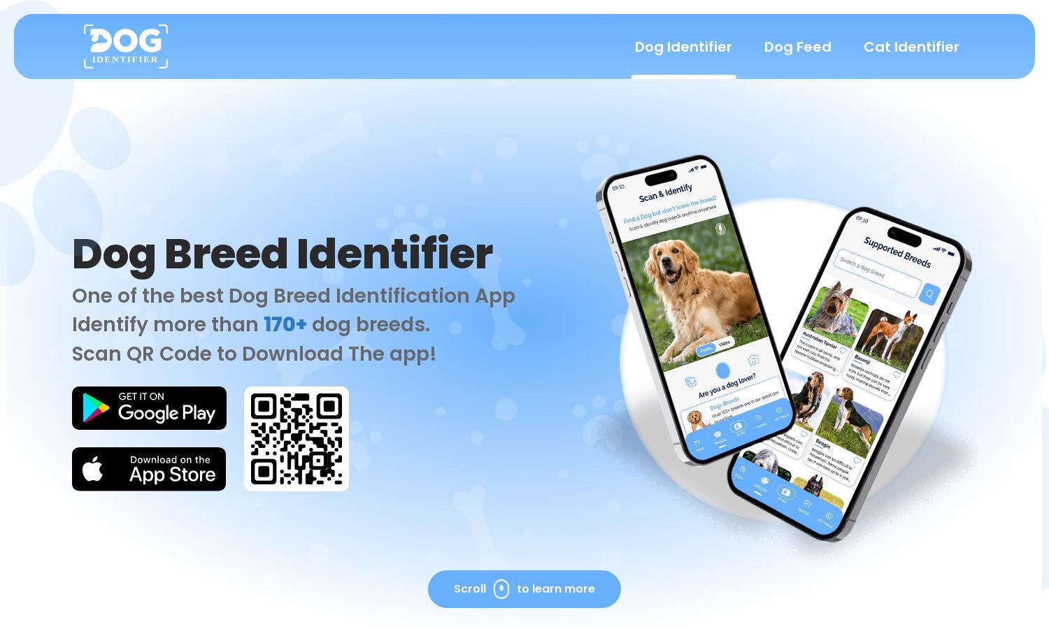 Dog Identifier Website