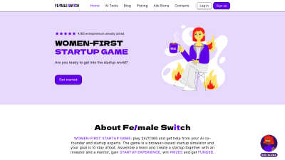 Fe/male Switch Startup Game - AI tool for Business & Finance
