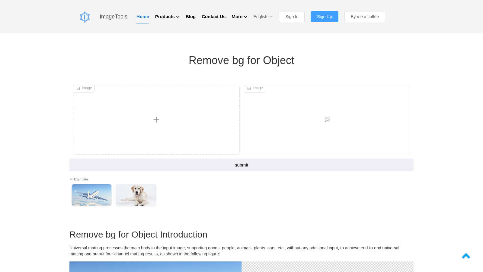 ImageTools application interface and features