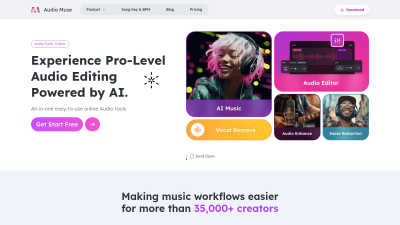 Audio Muse - AI tool for Audio & Music