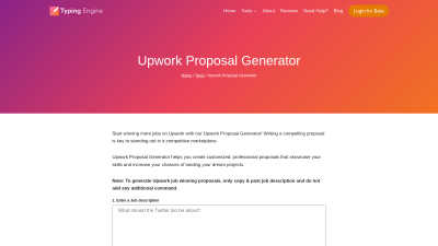 Upwork Proposal Generator - AI tool for AI Assistants
