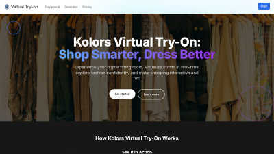Kolors Virtual Try-On - AI tool for AI Assistants