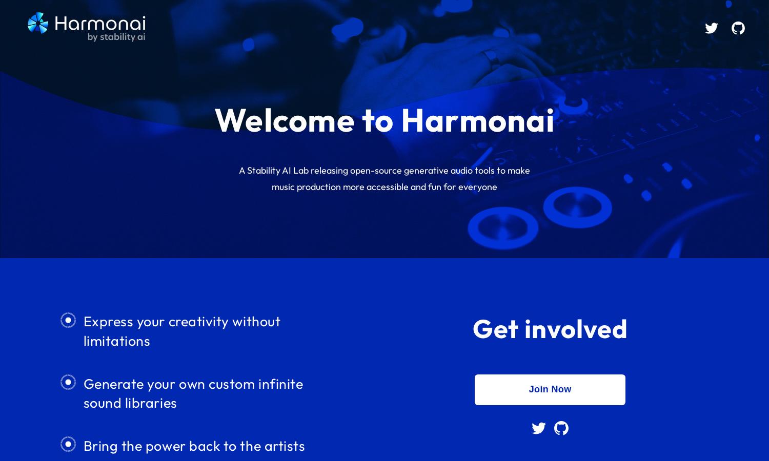 Harmonai.org Website