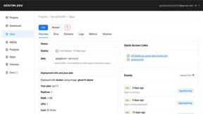 Hostim.dev - AI tool for productivity