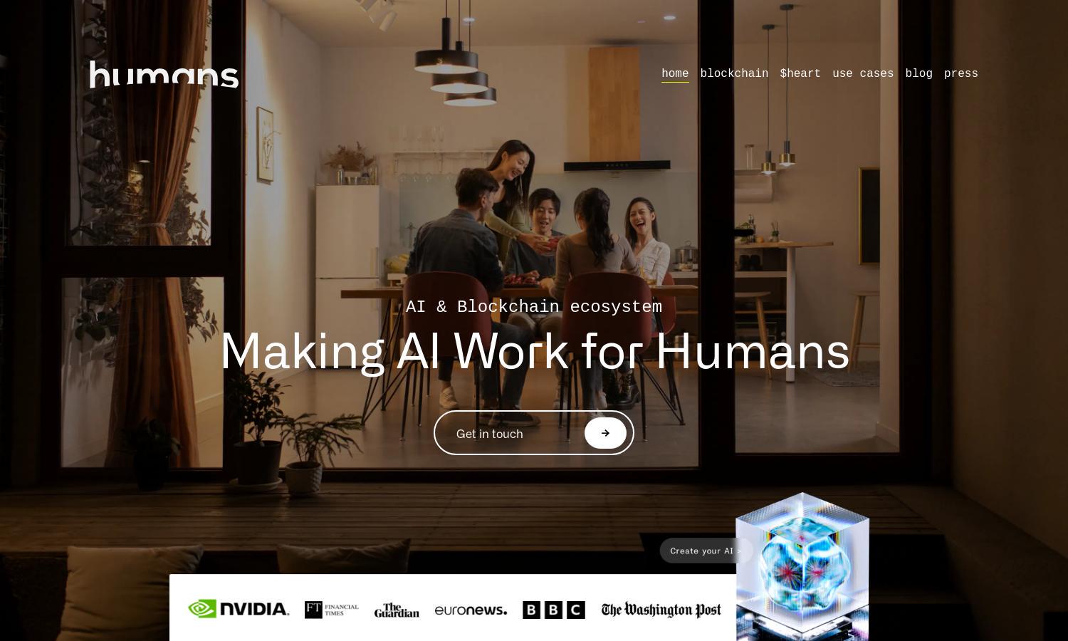 Humans.ai Website