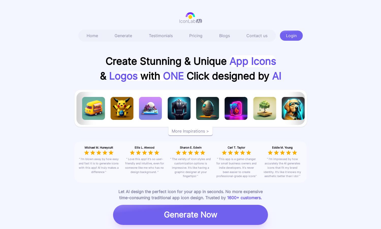 Icon Generator Website