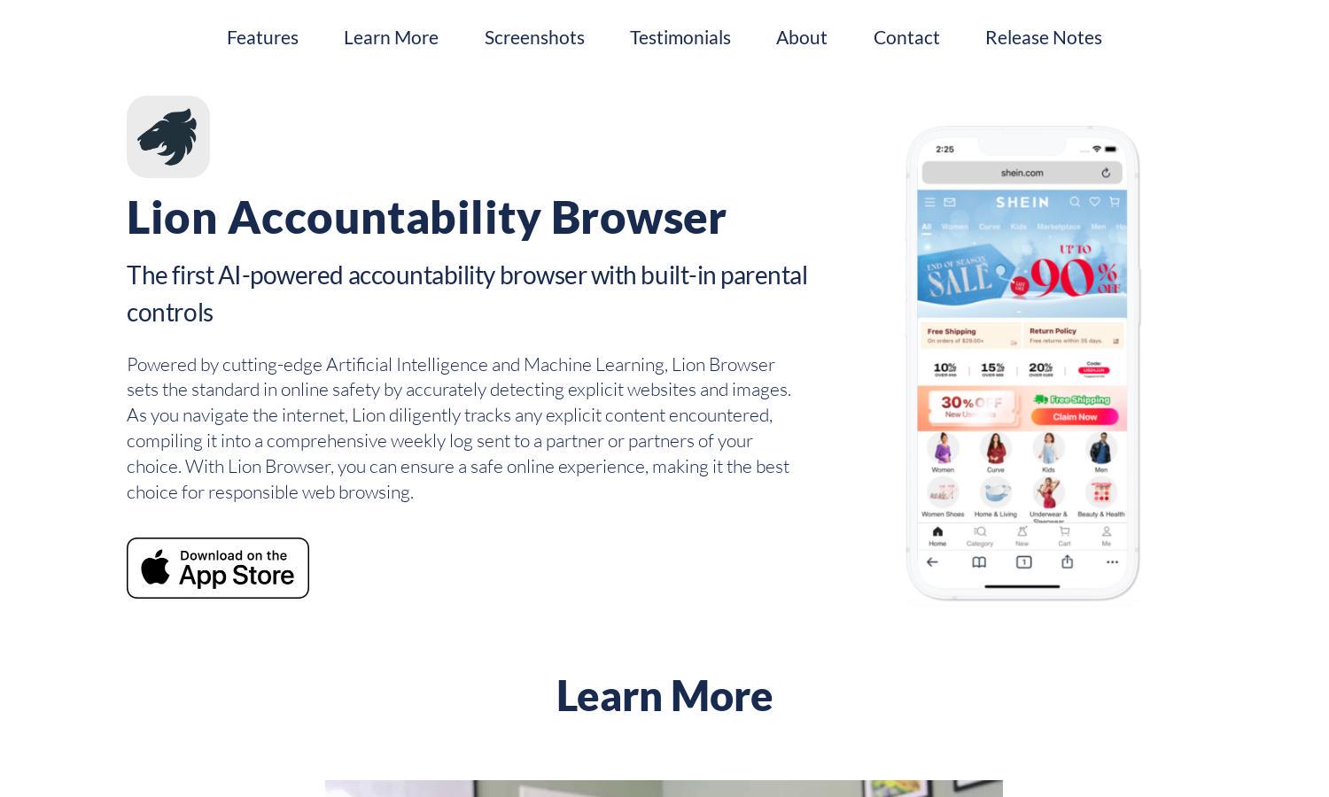 Lion Accountability Browser Website