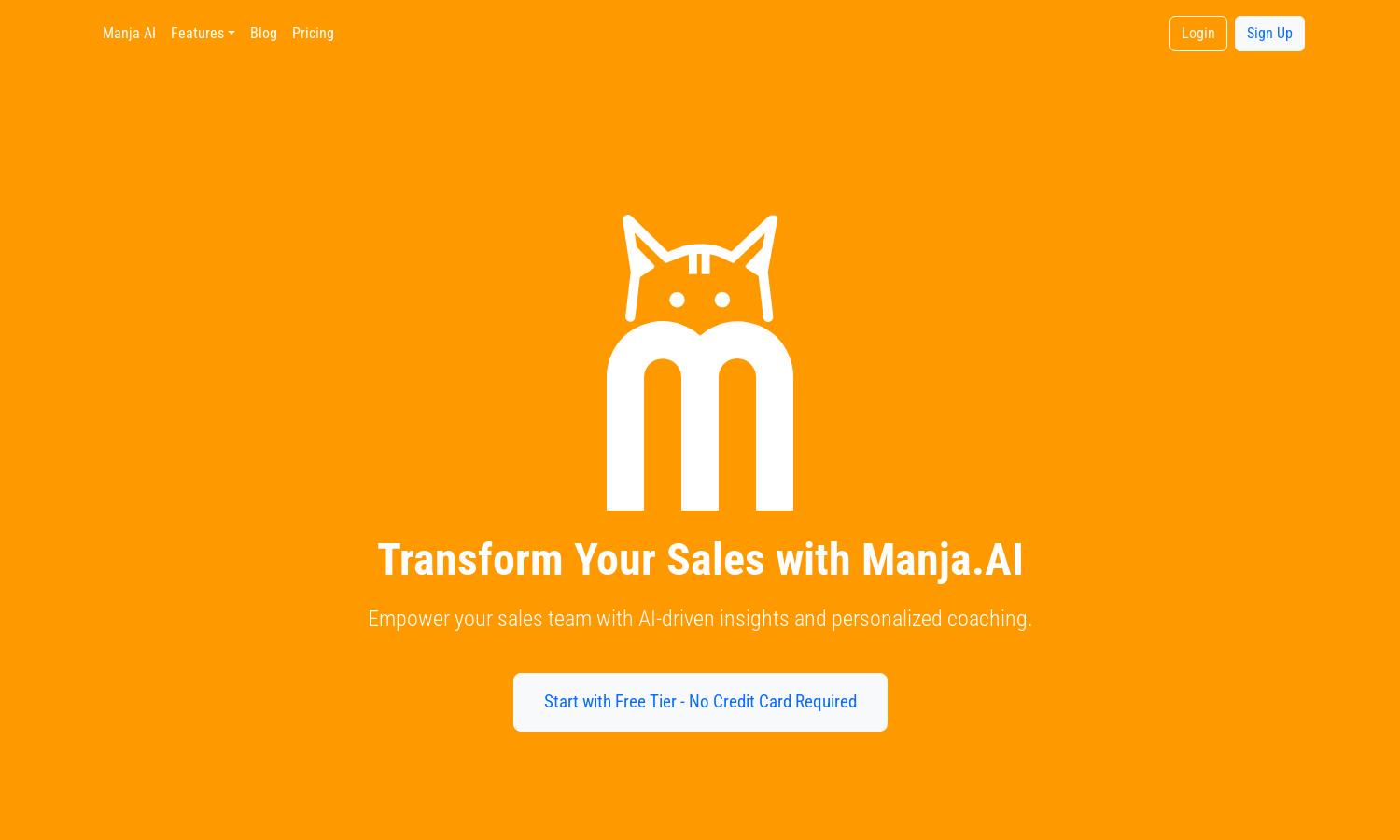 Manja.AI Website